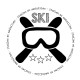 Rubber stamp - Gwen Scrap Collection 6 - Ski mask & medals