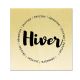 Rubber stamp - Gwen Scrap Collection 4 - Hiver - décembre - janvier - février (circle)