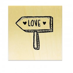 Rubber stamp - Love Sign