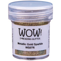 Poudre à embosser Wow - Metallic Gold Rich Sparkle (Or Soutenu Paillettes)